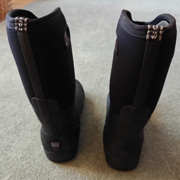 Bogs Black Men's Boots Waterproof Like New - Picture 4 of 7